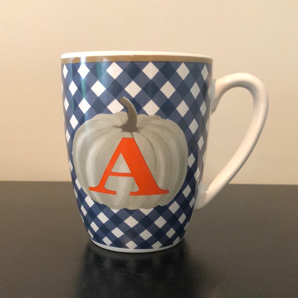 NWOT Initial A mug
